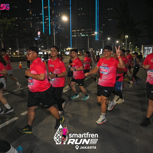 Race photo from SMARTFREN RUN 2026