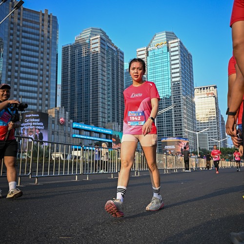 Race photo from SMARTFREN RUN 2026