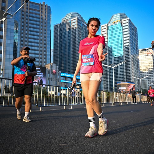 Race photo from SMARTFREN RUN 2026
