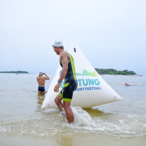 Race photo from Belitung Multisport Festival