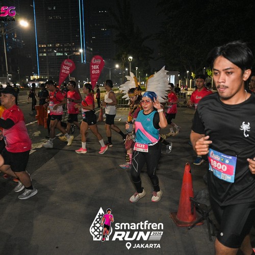 Race photo from SMARTFREN RUN 2026
