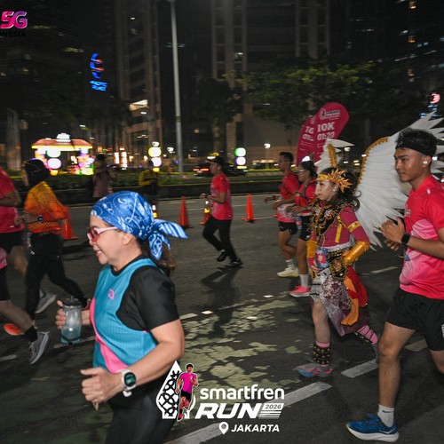 Race photo from SMARTFREN RUN 2026