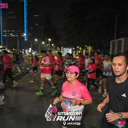 Race photo from SMARTFREN RUN 2026