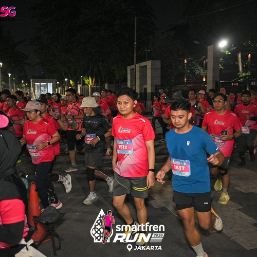 Race photo from SMARTFREN RUN 2026