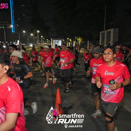 Race photo from SMARTFREN RUN 2026