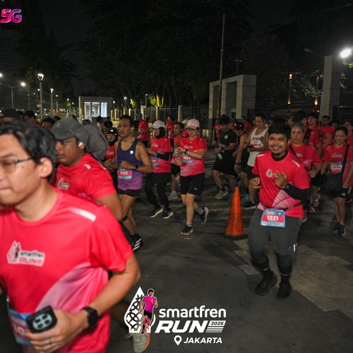 Race photo from SMARTFREN RUN 2026