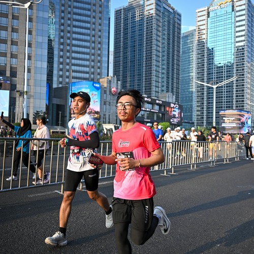 Race photo from SMARTFREN RUN 2026