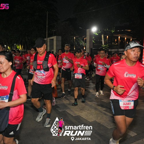 Race photo from SMARTFREN RUN 2026