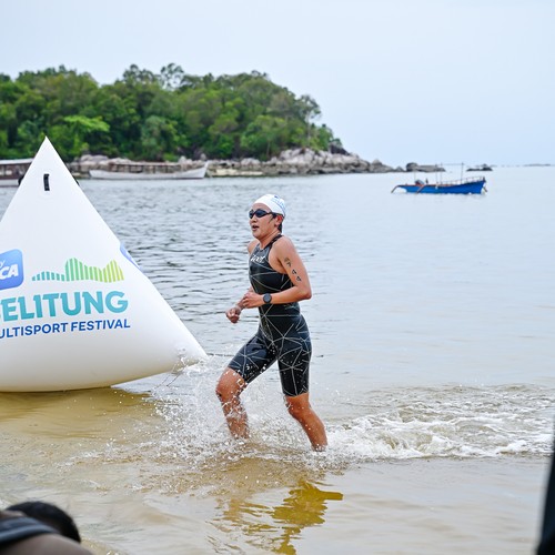 Race photo from Belitung Multisport Festival