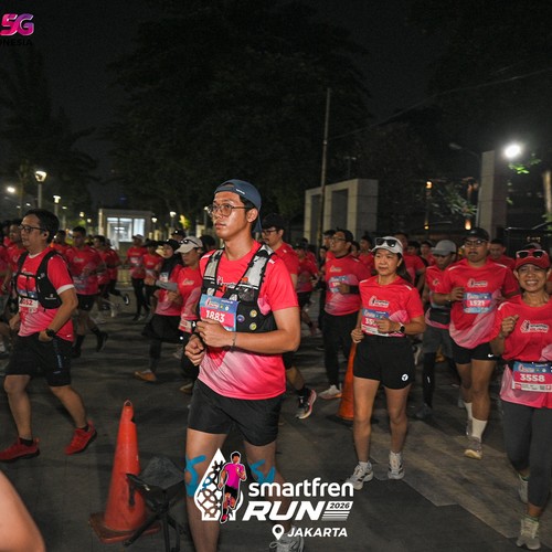 Race photo from SMARTFREN RUN 2026