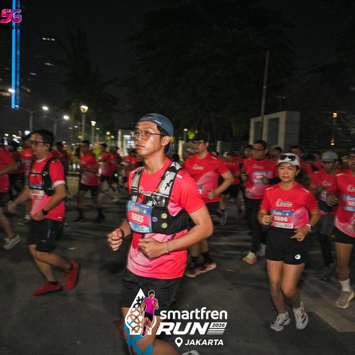 Race photo from SMARTFREN RUN 2026