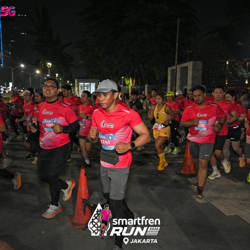 Race photo from SMARTFREN RUN 2026