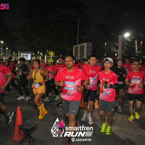Race photo from SMARTFREN RUN 2026