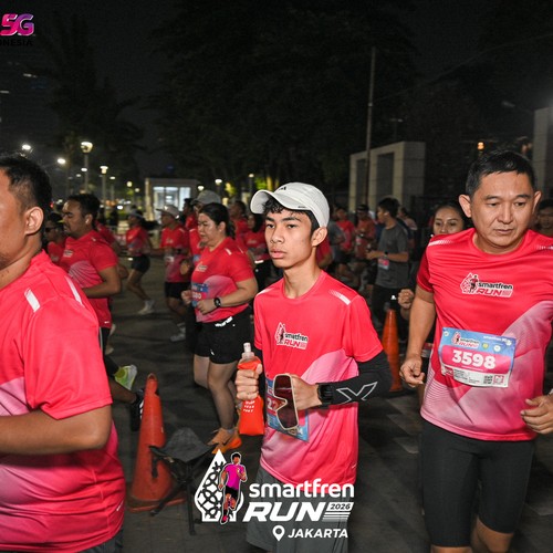 Race photo from SMARTFREN RUN 2026