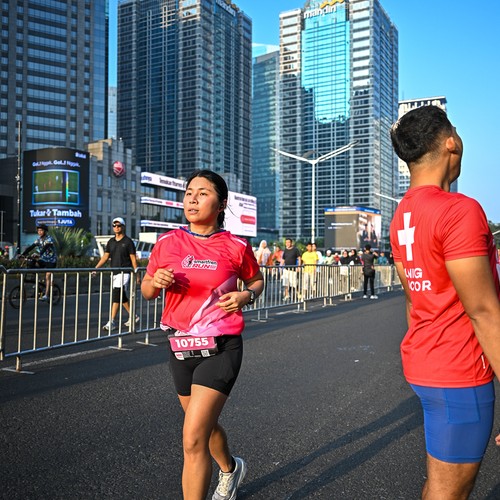 Race photo from SMARTFREN RUN 2026