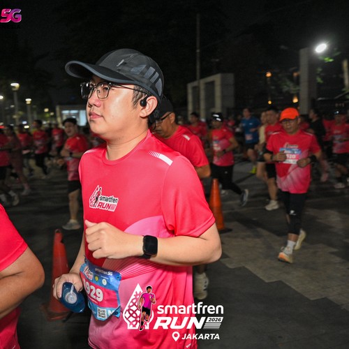 Race photo from SMARTFREN RUN 2026