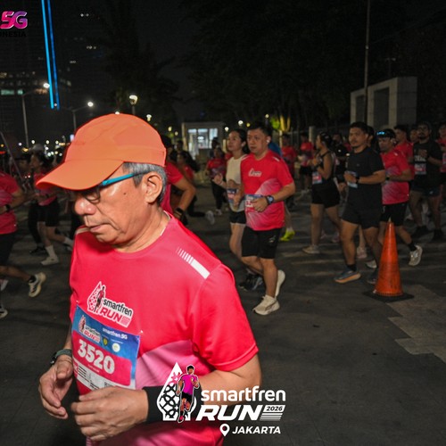 Race photo from SMARTFREN RUN 2026
