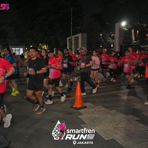 Race photo from SMARTFREN RUN 2026