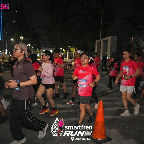 Race photo from SMARTFREN RUN 2026