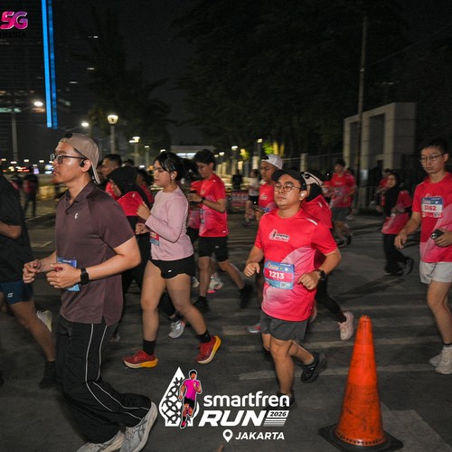 Race photo from SMARTFREN RUN 2026