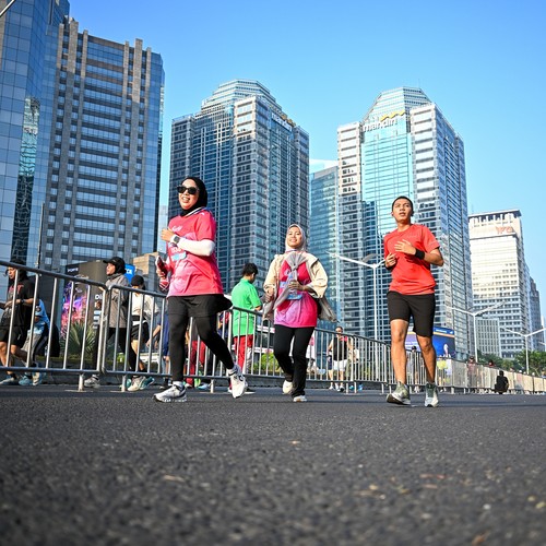 Race photo from SMARTFREN RUN 2026