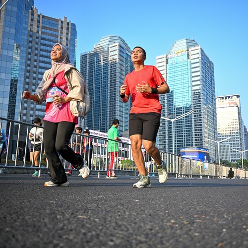 Race photo from SMARTFREN RUN 2026