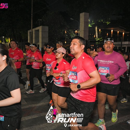 Race photo from SMARTFREN RUN 2026