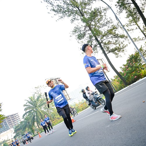 Race photo from BOGORUN 2026