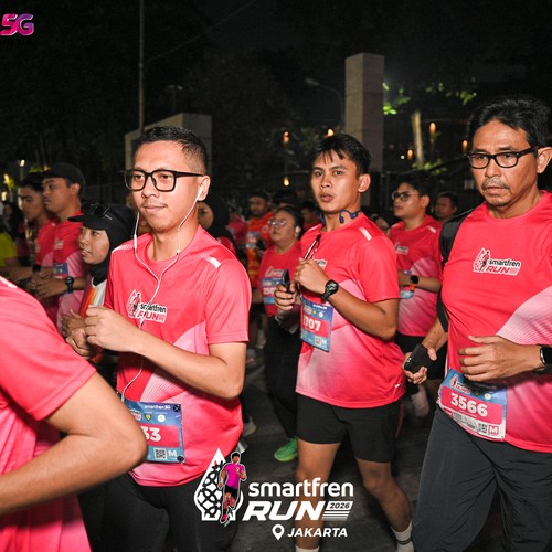 Race photo from SMARTFREN RUN 2026