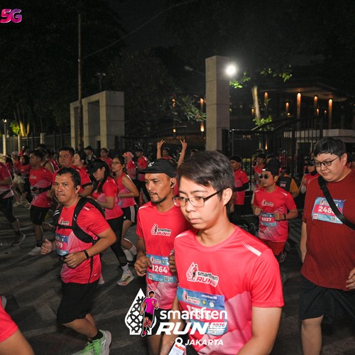 Race photo from SMARTFREN RUN 2026