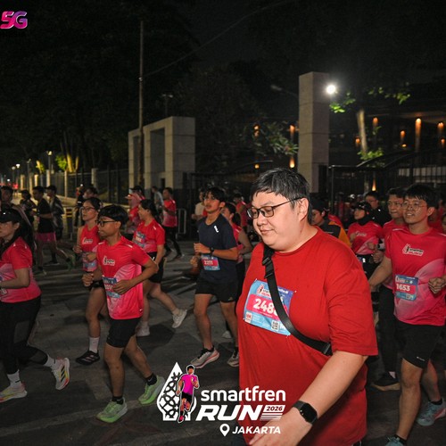 Race photo from SMARTFREN RUN 2026