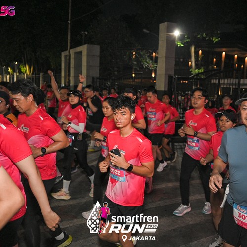 Race photo from SMARTFREN RUN 2026