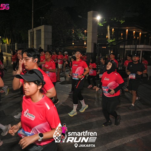 Race photo from SMARTFREN RUN 2026
