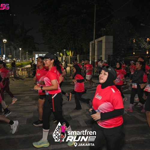 Race photo from SMARTFREN RUN 2026