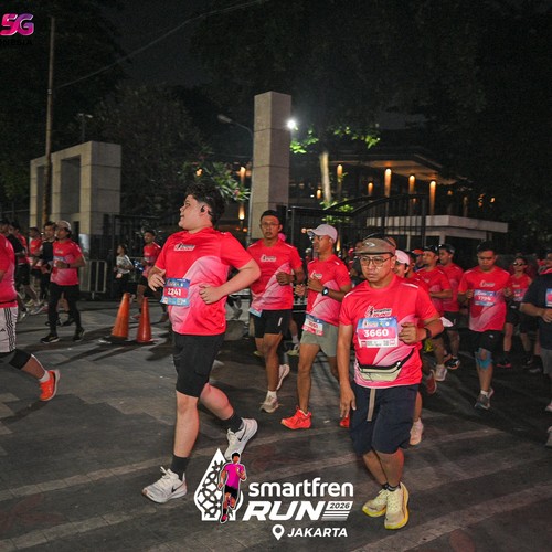 Race photo from SMARTFREN RUN 2026