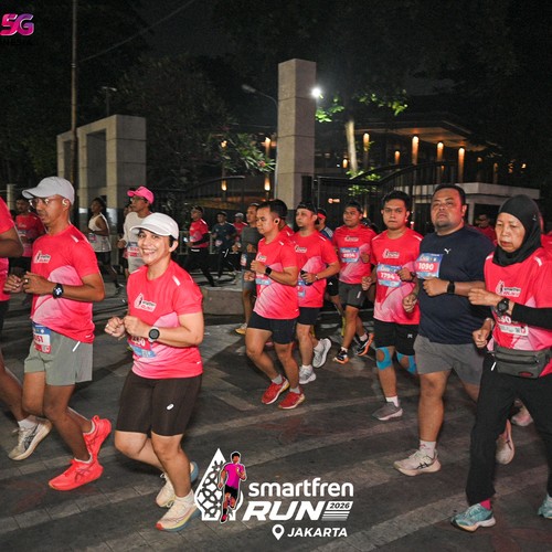 Race photo from SMARTFREN RUN 2026