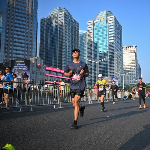 Race photo from SMARTFREN RUN 2026