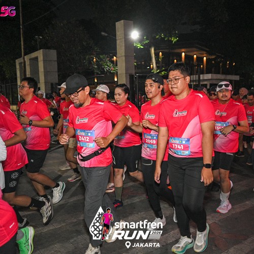 Race photo from SMARTFREN RUN 2026