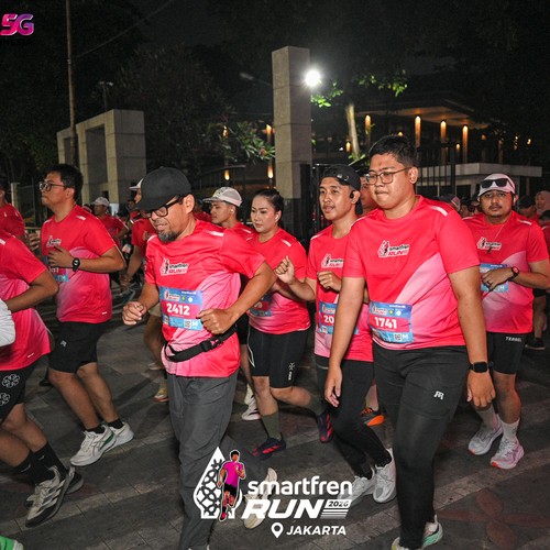 Race photo from SMARTFREN RUN 2026