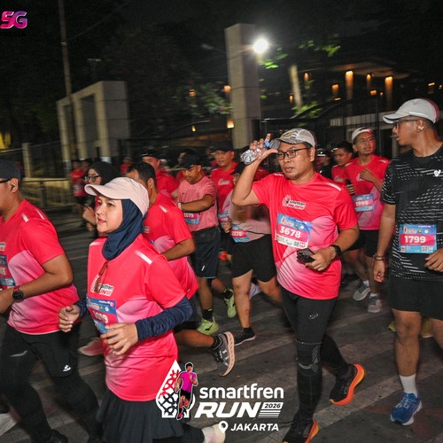 Race photo from SMARTFREN RUN 2026