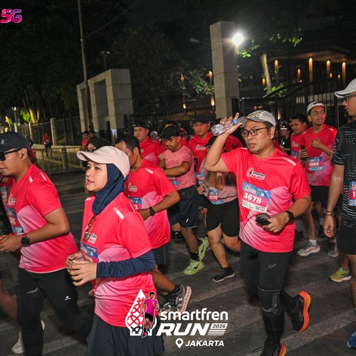 Race photo from SMARTFREN RUN 2026