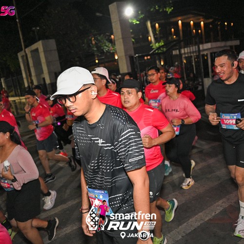Race photo from SMARTFREN RUN 2026
