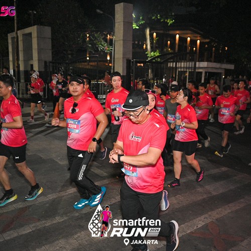 Race photo from SMARTFREN RUN 2026