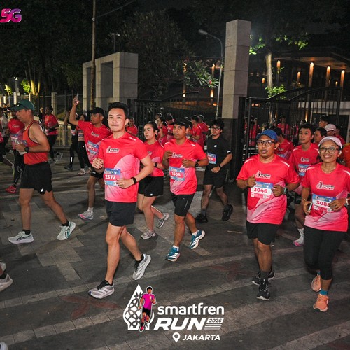 Race photo from SMARTFREN RUN 2026