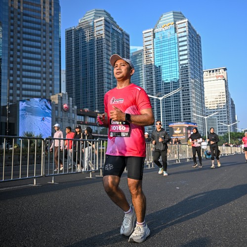 Race photo from SMARTFREN RUN 2026