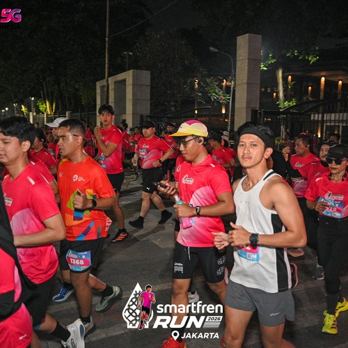 Race photo from SMARTFREN RUN 2026