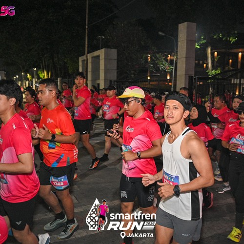 Race photo from SMARTFREN RUN 2026