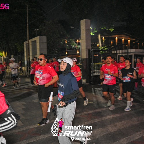Race photo from SMARTFREN RUN 2026