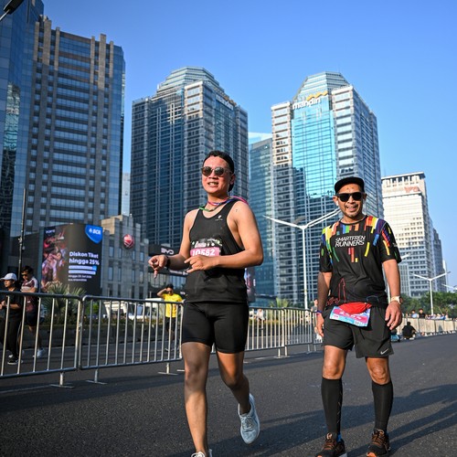 Race photo from SMARTFREN RUN 2026