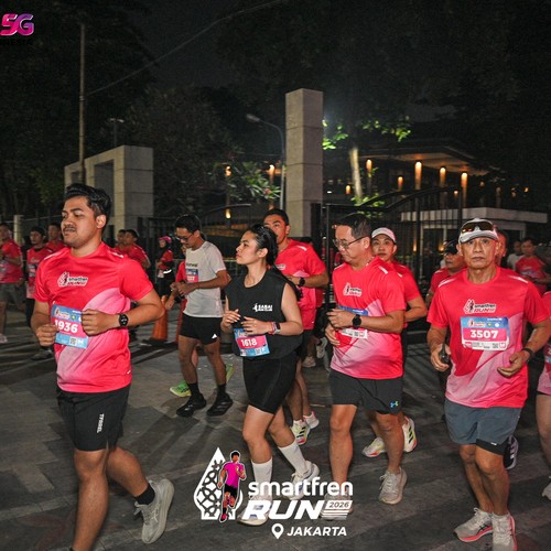 Race photo from SMARTFREN RUN 2026